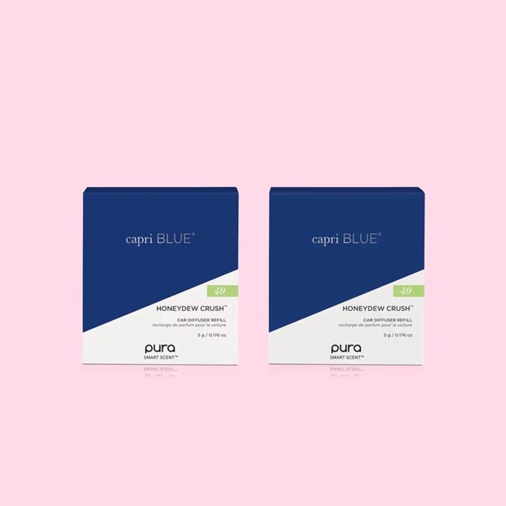 Capri Blue Pura Car Diffuser Refills (Honeydew Crush, 2 Pack)